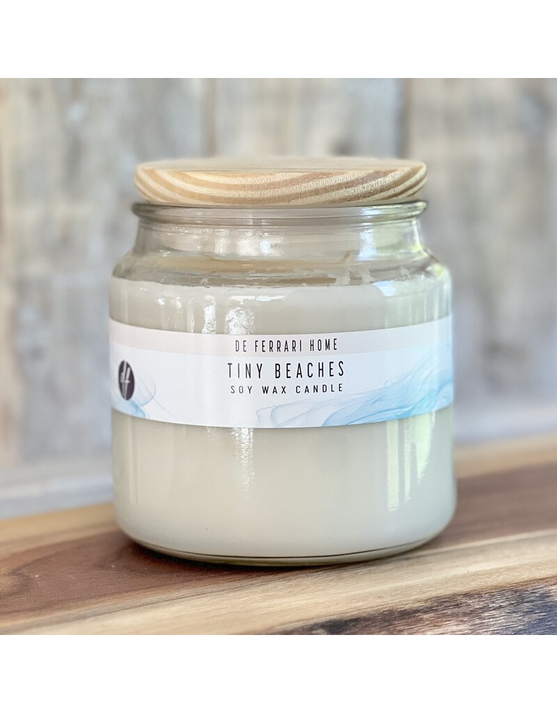 DeFerrari Candles Tiny Beaches Apothecary Coconut Soy Wax Candle