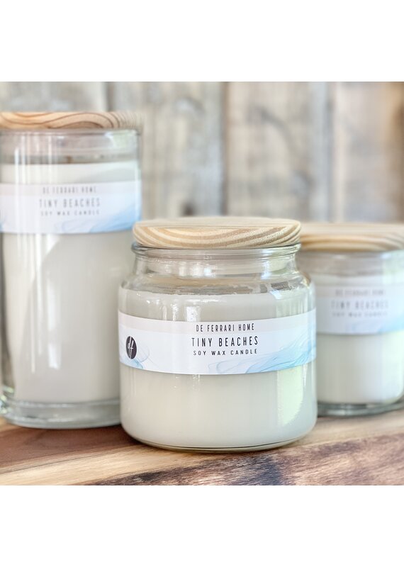DeFerrari Candles Tiny Beaches Apothecary Coconut Soy Wax Candle