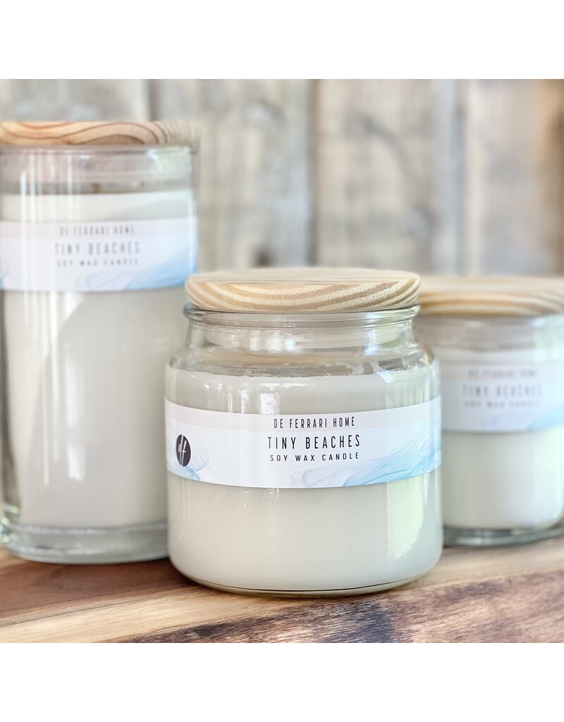 DeFerrari Candles Tiny Beaches Apothecary Coconut Soy Wax Candle