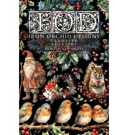 Iron Orchid Designs Yuletide *Limited Edition Transfer Pad - eight 8"x12" sheets | Iron Orchid Designs