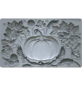 Iron Orchid Designs Autumn Cottage *Limited Edition IOD Decor Mould (6″x10″)
