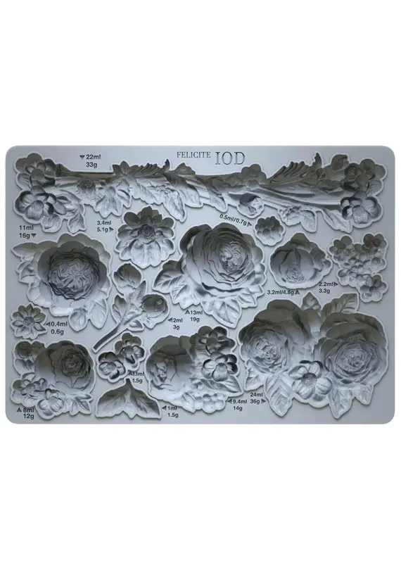 Iron Orchid Designs Felicite IOD Decor Mould (5″x7″)
