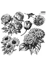 Iron Orchid Designs Garden Bouquet Decor Stamp | Iron Orchid Designs 12"x12"