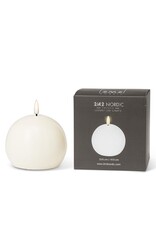 Abbott Collection Flameless LED Ball Candle | Off White
