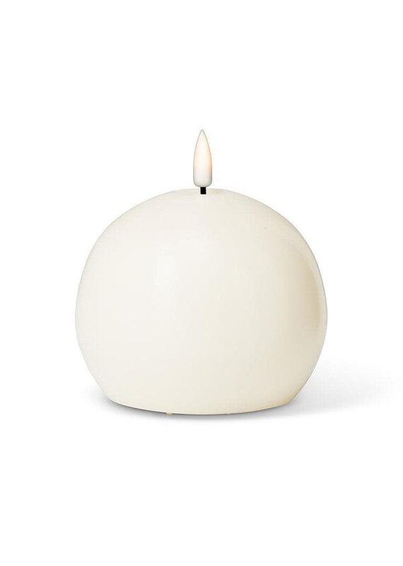 Abbott Collection Flameless LED Ball Candle | Off White
