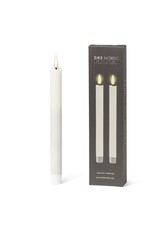 Abbott Collection Flameless LED Taper Candle. Set of 2 | Off White