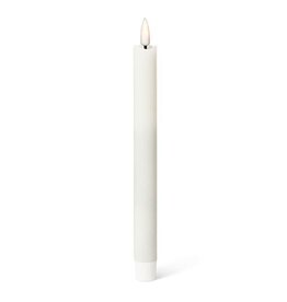 Abbott Collection Flameless LED Taper Candle. Set of 2 | Off White