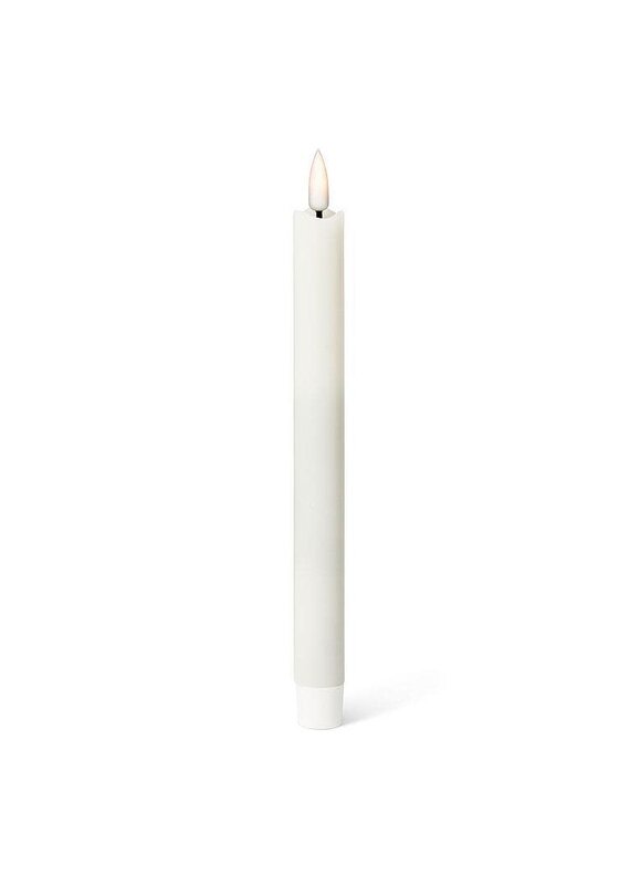 Abbott Collection Flameless LED Taper Candle. Set of 2 | Off White
