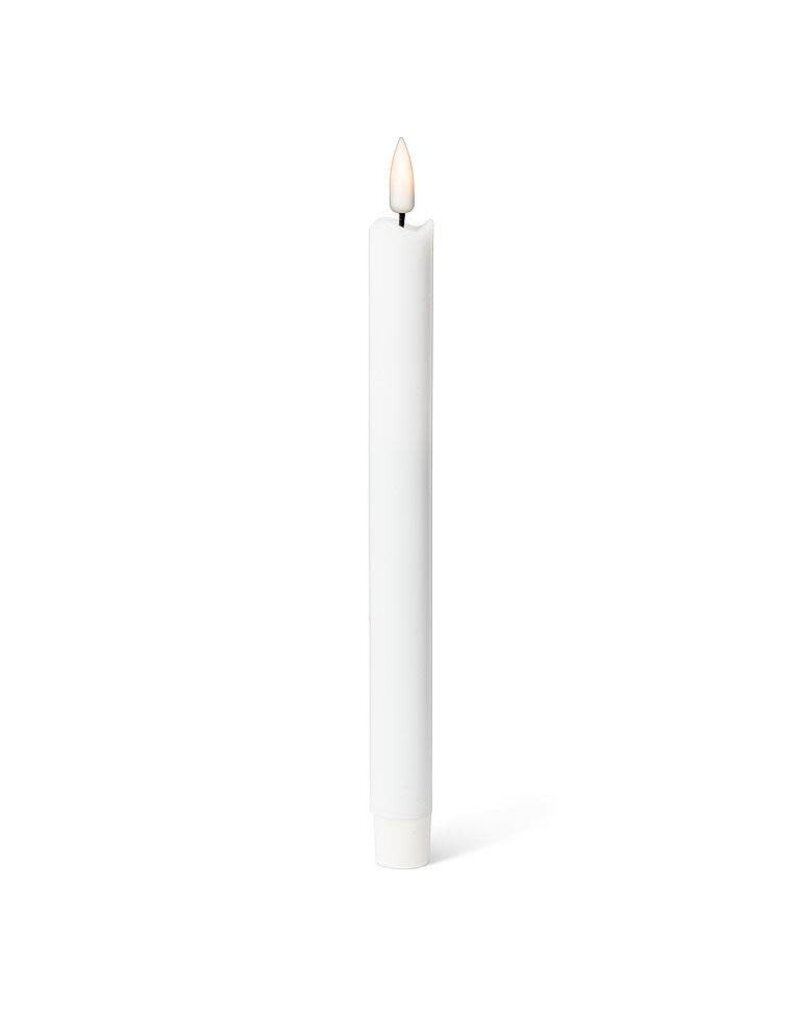Abbott Collection Flameless LED Taper Candle. Set of 2 | White