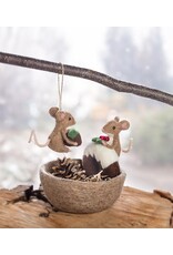 Abbott Collection Mouse on Iced Donut Ornament