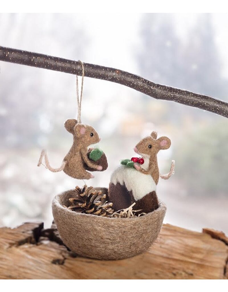 Abbott Collection Mouse on Iced Donut Ornament