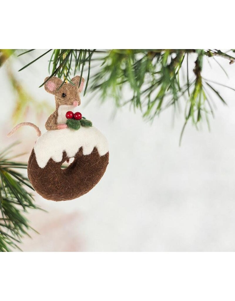 Abbott Collection Mouse on Iced Donut Ornament