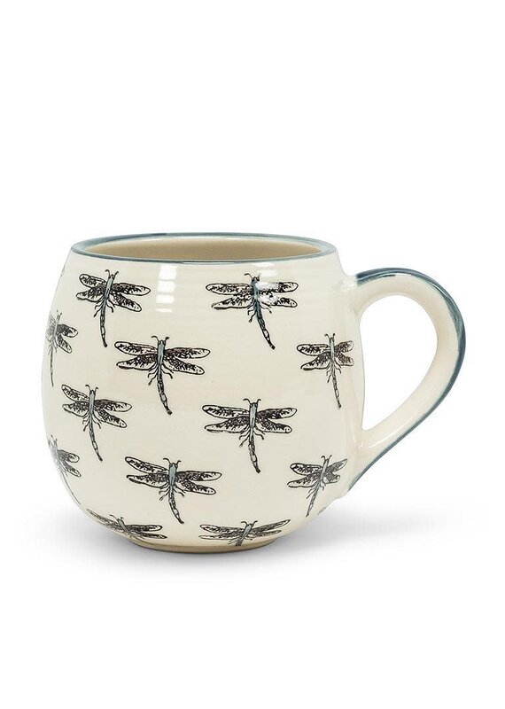 Abbott Collection Dragonfly Ball Mug