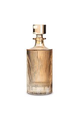 Abbott Collection Vertical Optic Decanter in Amber
