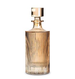 Abbott Collection Vertical Optic Decanter in Amber
