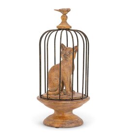 Abbott Collection The Curious Cat in a Birdcage