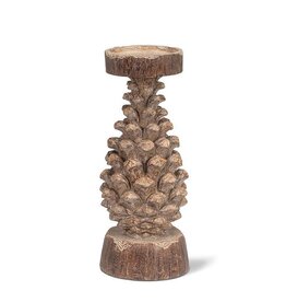 Abbott Collection Pinecone Pillar Holder | Lg