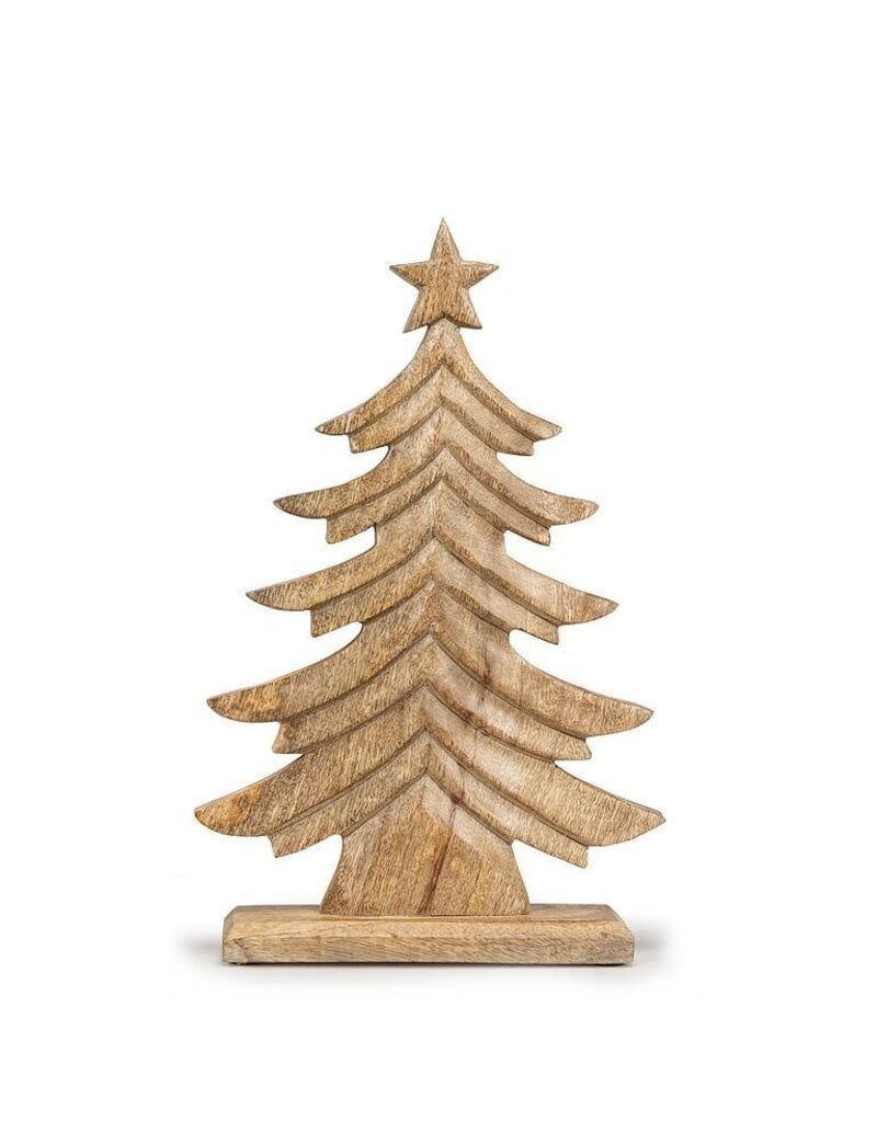 Abbott Collection Mango Wood Carved Tree | Sm