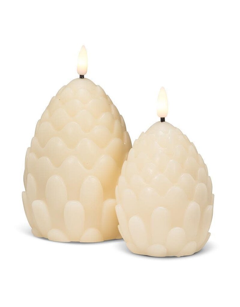 Abbott Collection Pinecone LED Candle | Lg