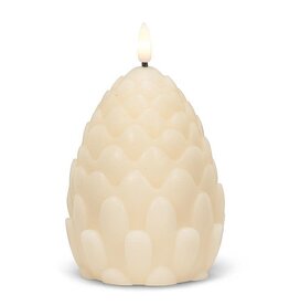 Abbott Collection Pinecone LED Candle | Lg