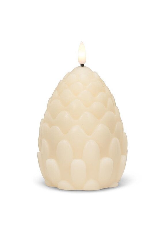 Abbott Collection Pinecone LED Candle | Lg
