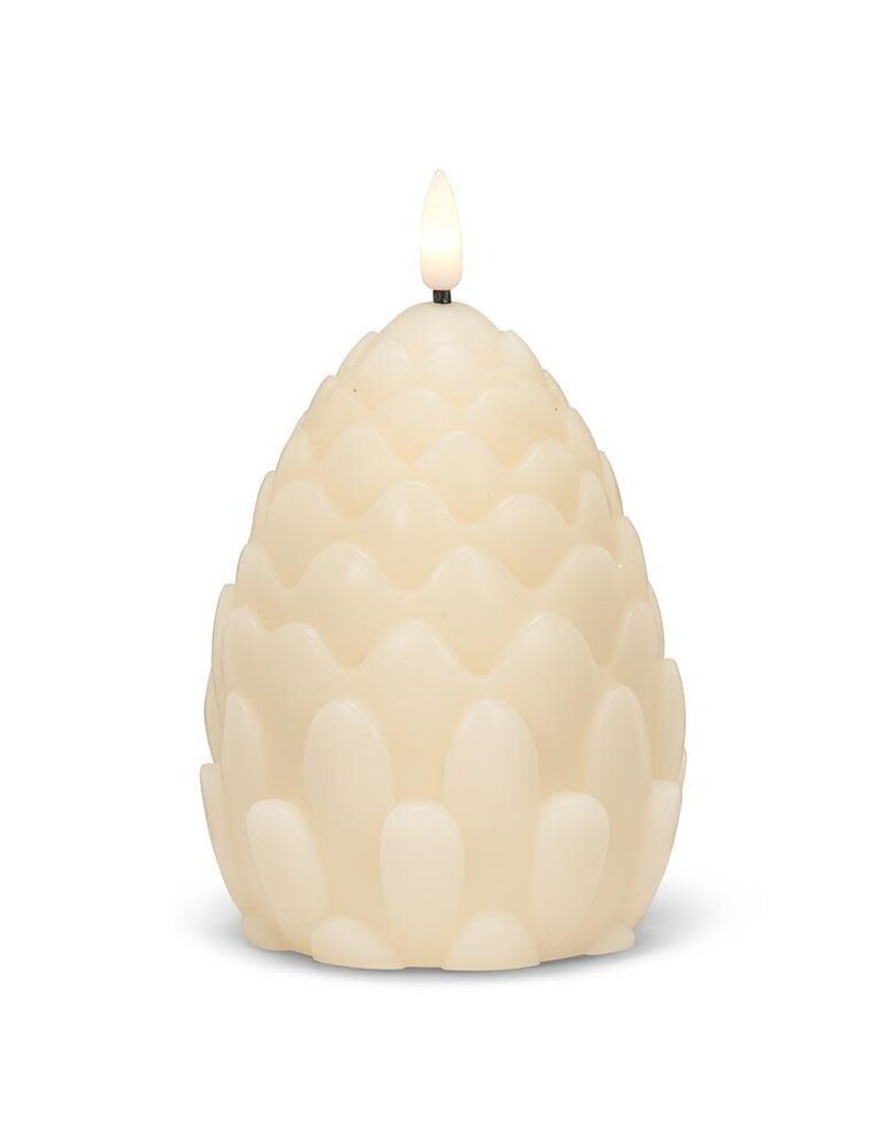 Abbott Collection Pinecone LED Candle | Lg