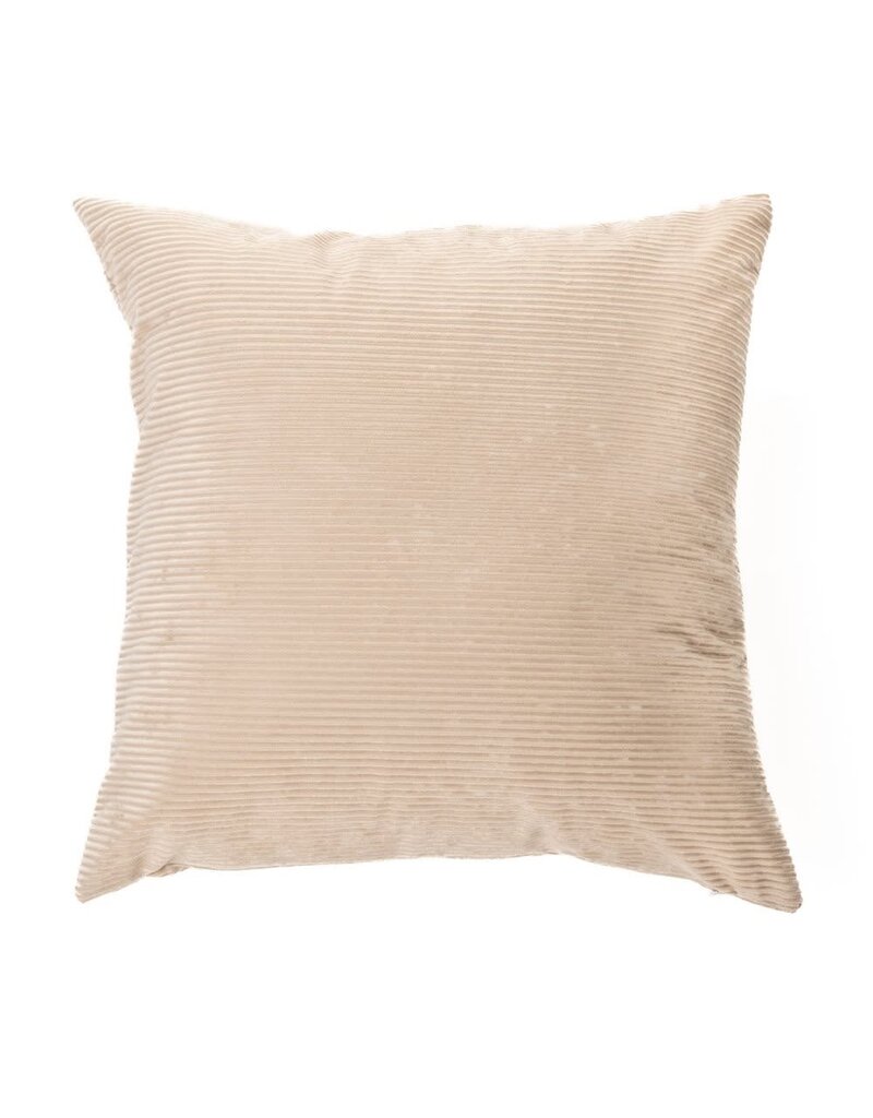 Brunelli Corduroy Natural Toss Cushion by Brunelli | 18"x18"