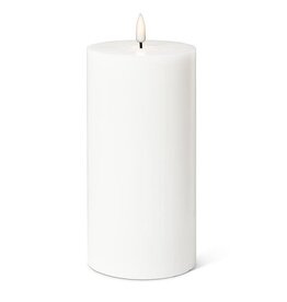 Abbott Collection Flameless LED Pillar Candle 3.5"x8" | White