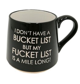 FKI Bucket List Ceramic Mug