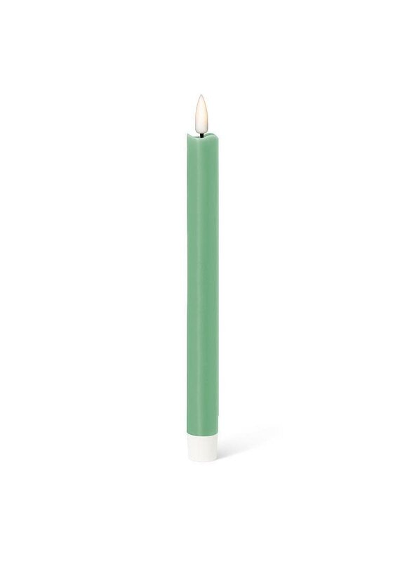 Abbott Collection Flameless LED Taper Candle. Set of 2 | Sage