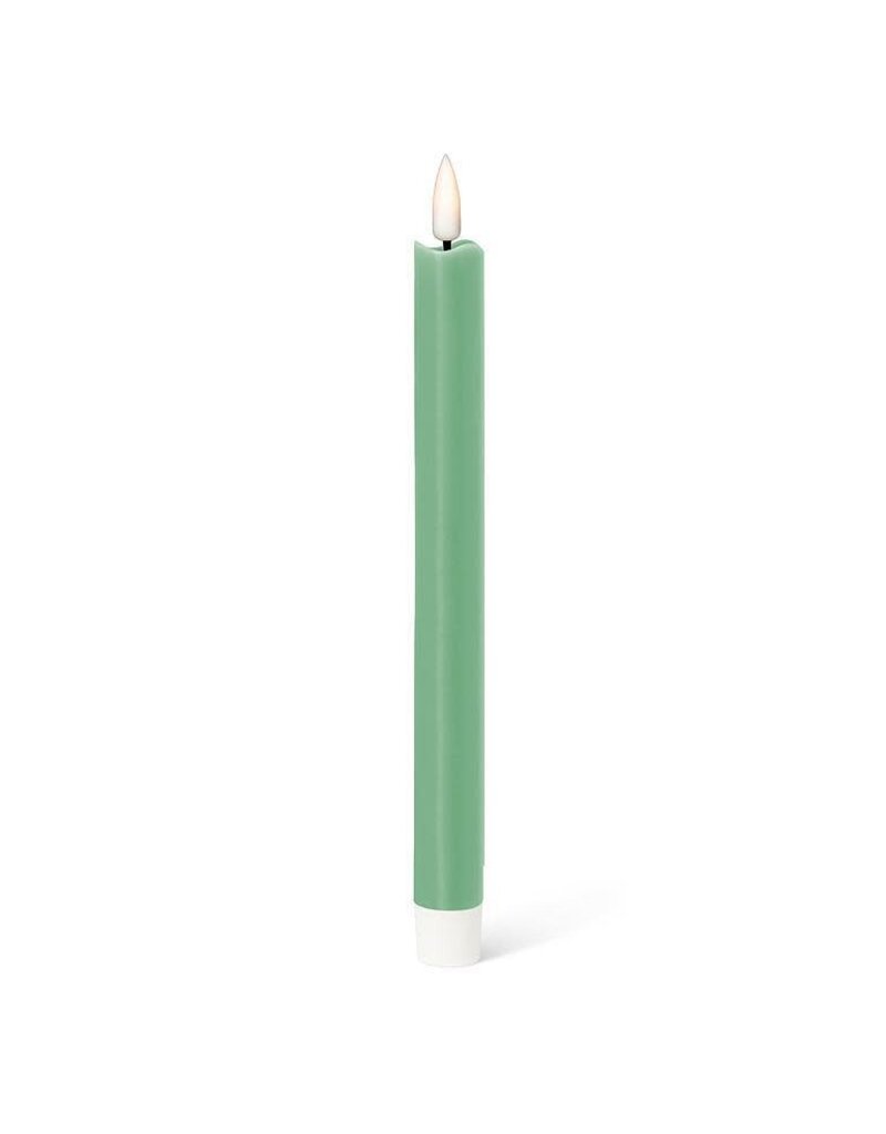 Abbott Collection Flameless LED Taper Candle Set of 2 | Sage Green