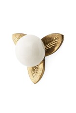 adv Ceramic & Brass Flower Knob