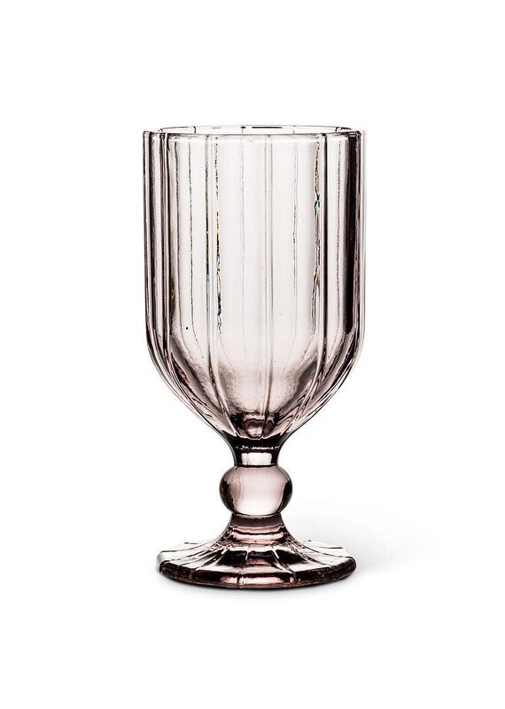 Abbott Collection Panel Goblet | Soft Pink
