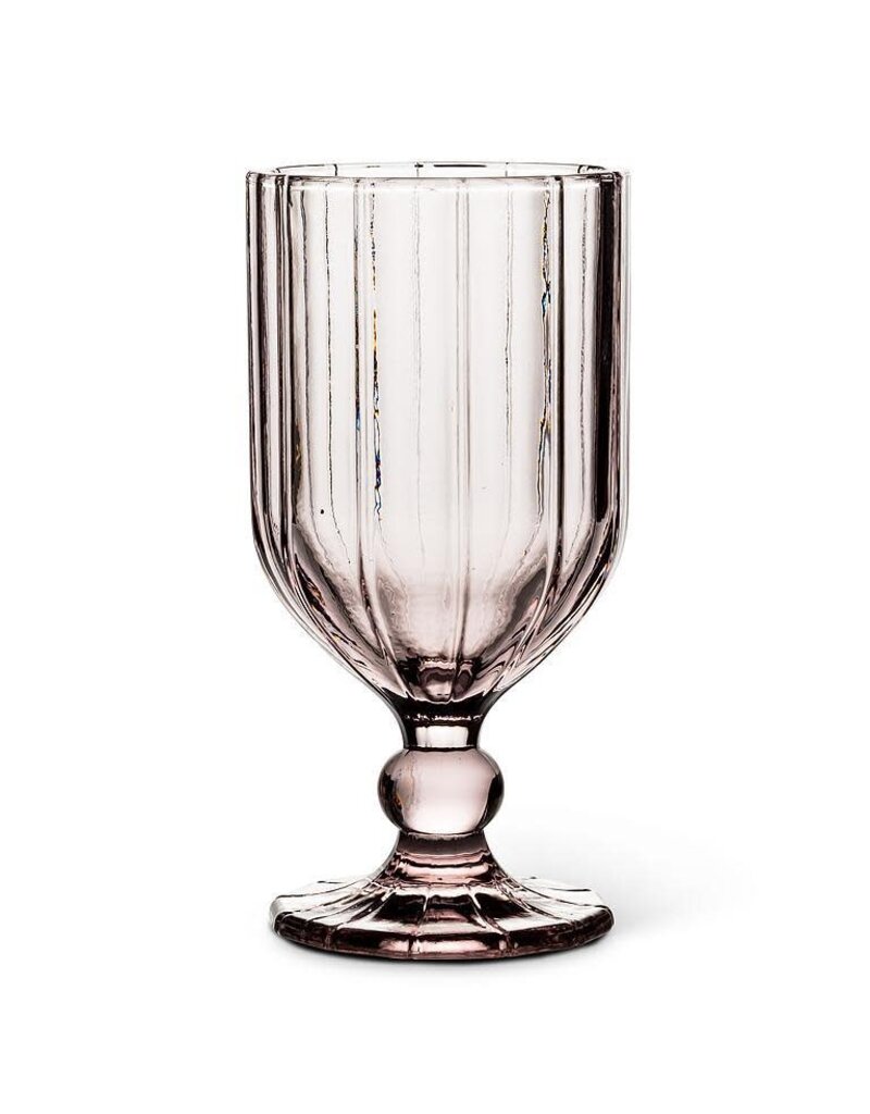 Abbott Collection Panel Goblet | Soft Pink