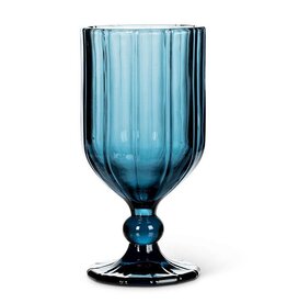Abbott Collection Panel Goblet | Blue