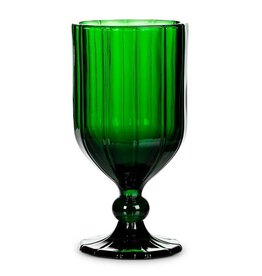 Abbott Collection Panel Goblet | Green
