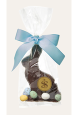 Saxon Chocolates Dark Chocolate Small Solid Bunny with Mini Eggs