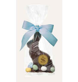 Saxon Chocolates Dark Chocolate Small Solid Bunny with Mini Eggs