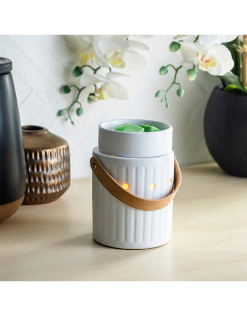 sds Leather Handle Illumination Wax Melt Fragrance Warmer