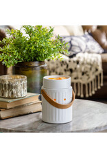 sds Leather Handle Illumination Wax Melt Fragrance Warmer