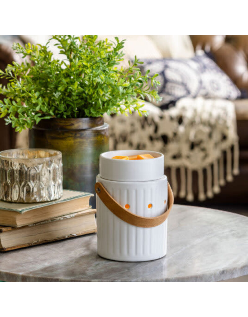 sds Leather Handle Illumination Wax Melt Fragrance Warmer