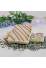 Saxon Chocolates Lemon & Lavender White Chocolate Bark