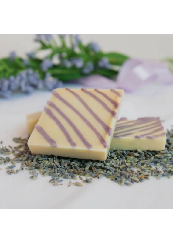 Saxon Chocolates Lemon & Lavender White Chocolate Bark