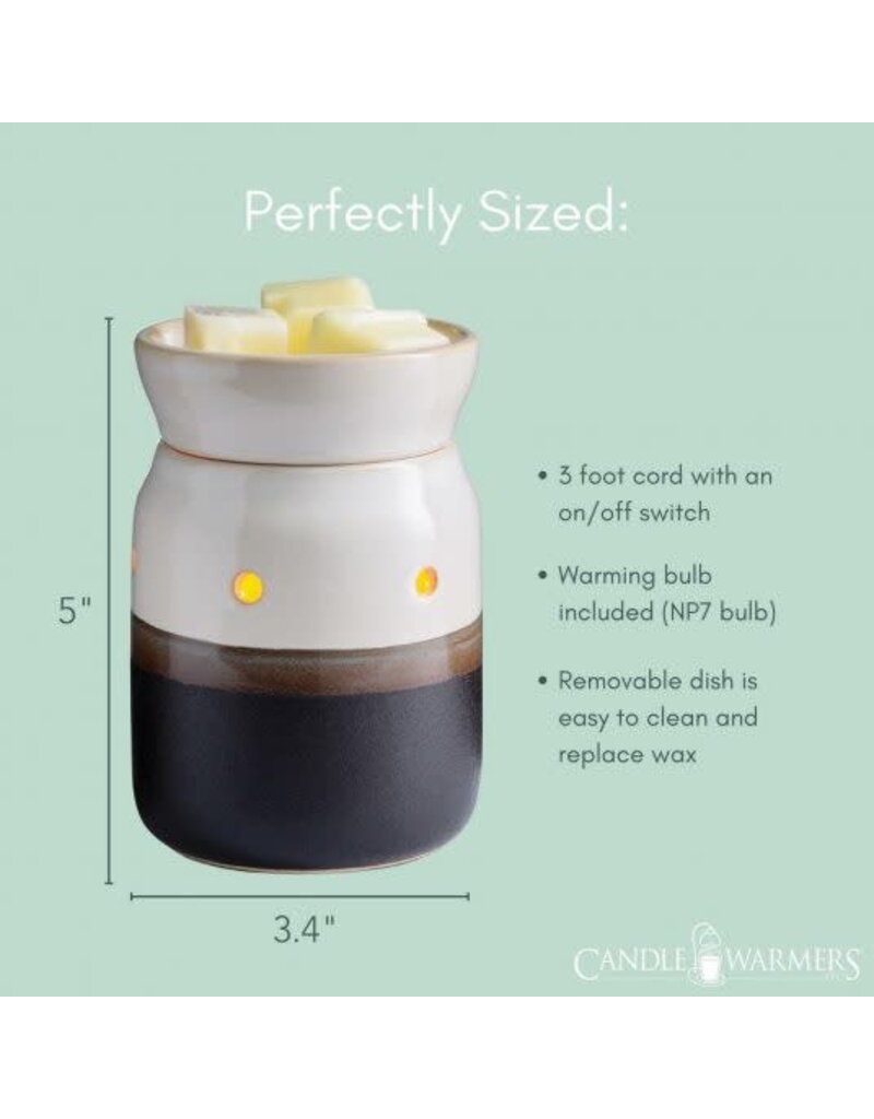 sds Ivory & Iron Midsize Illumination Wax Melt Fragrance Warmer