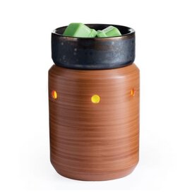 sds Pewter Walnut Midsize Illumination Wax Melt Fragrance Warmer