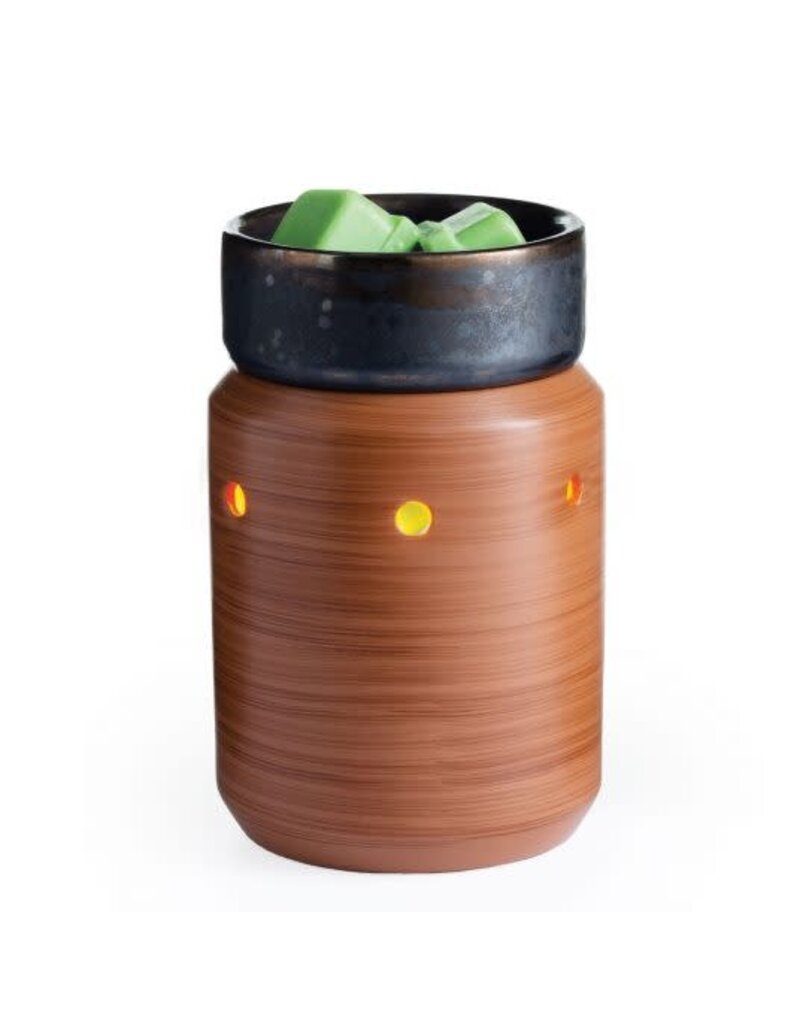 sds Pewter Walnut Midsize Illumination Wax Melt Fragrance Warmer
