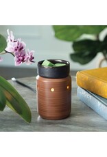 sds Pewter Walnut Midsize Illumination Wax Melt Fragrance Warmer
