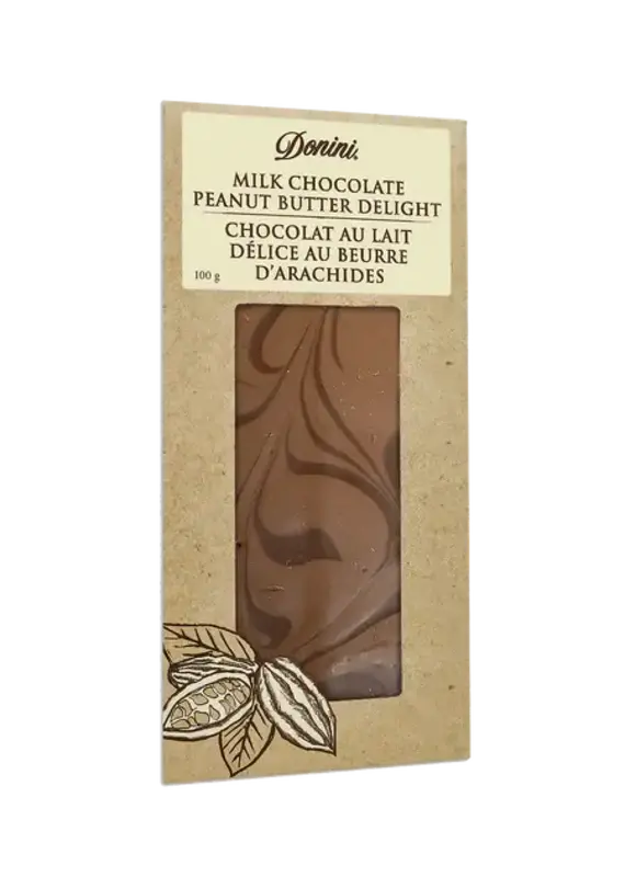 Saxon Chocolates Milk Chocolate Peanut Butter Delight Bar by Donino