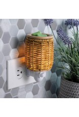 sds Wicker Lantern Pluggable Wax Melt Fragrance Warmer