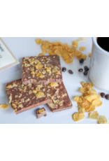 Saxon Chocolates Milk Chocolate Crispy Coffee Crunch Bar by Donino